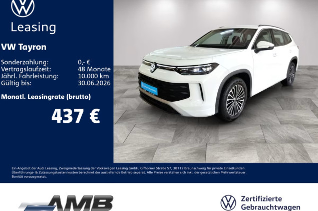 Volkswagen Tayron Life 1.5 eTSI AHK/LED/Standhz/bis09.30Garantie