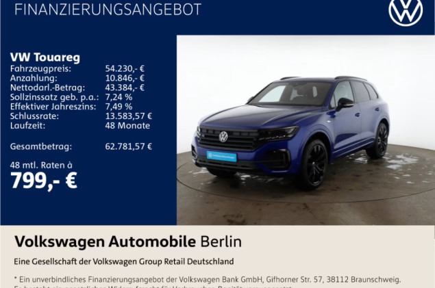 Volkswagen Touareg 3.0 V6 TDI R-Line 4Motion (EURO 6d)