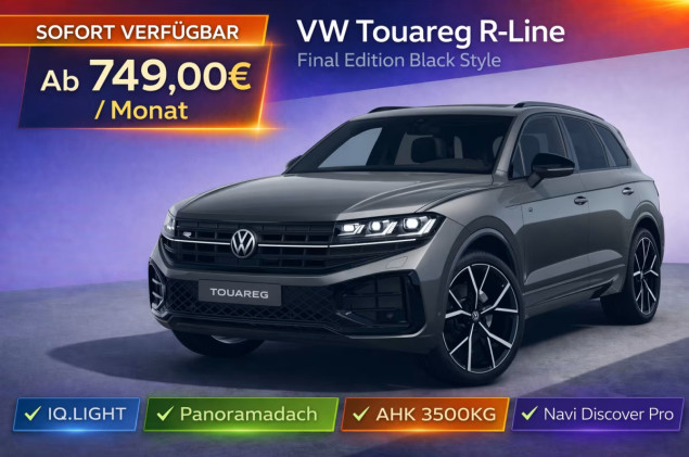 Volkswagen Touareg TDI 286PS R-Line Final Edition Black Style 22 Luftfahrwerk