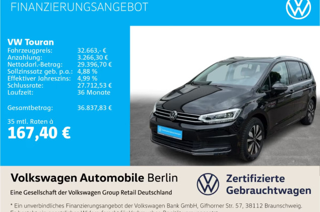 Volkswagen Touran 1.5 TSI DSG Comfortline LED ACC SHZ PDC