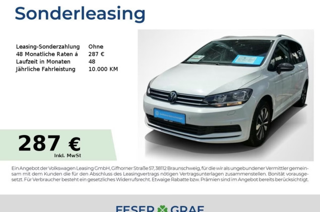 Volkswagen Touran 1.5 TSI Goal 7-Sitze ACC Navi RüKa Sitzh.