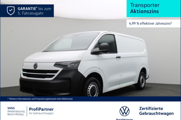 Volkswagen Transporter Kasten Kurz AHK Navi PDC Klima RFK GJR