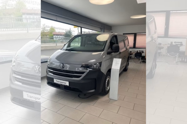 Volkswagen Transporter Kasten Motor: 2,0 l TDI 4MO 110 kW Getriebe: 8-Gang-Automatikgetriebe Rads